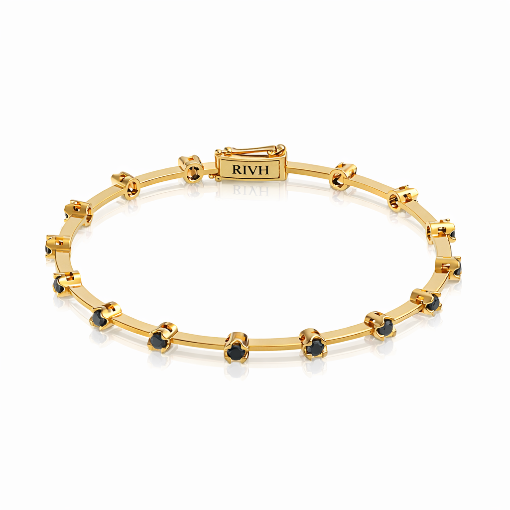 Riviera Fio Faca Moissanite Black