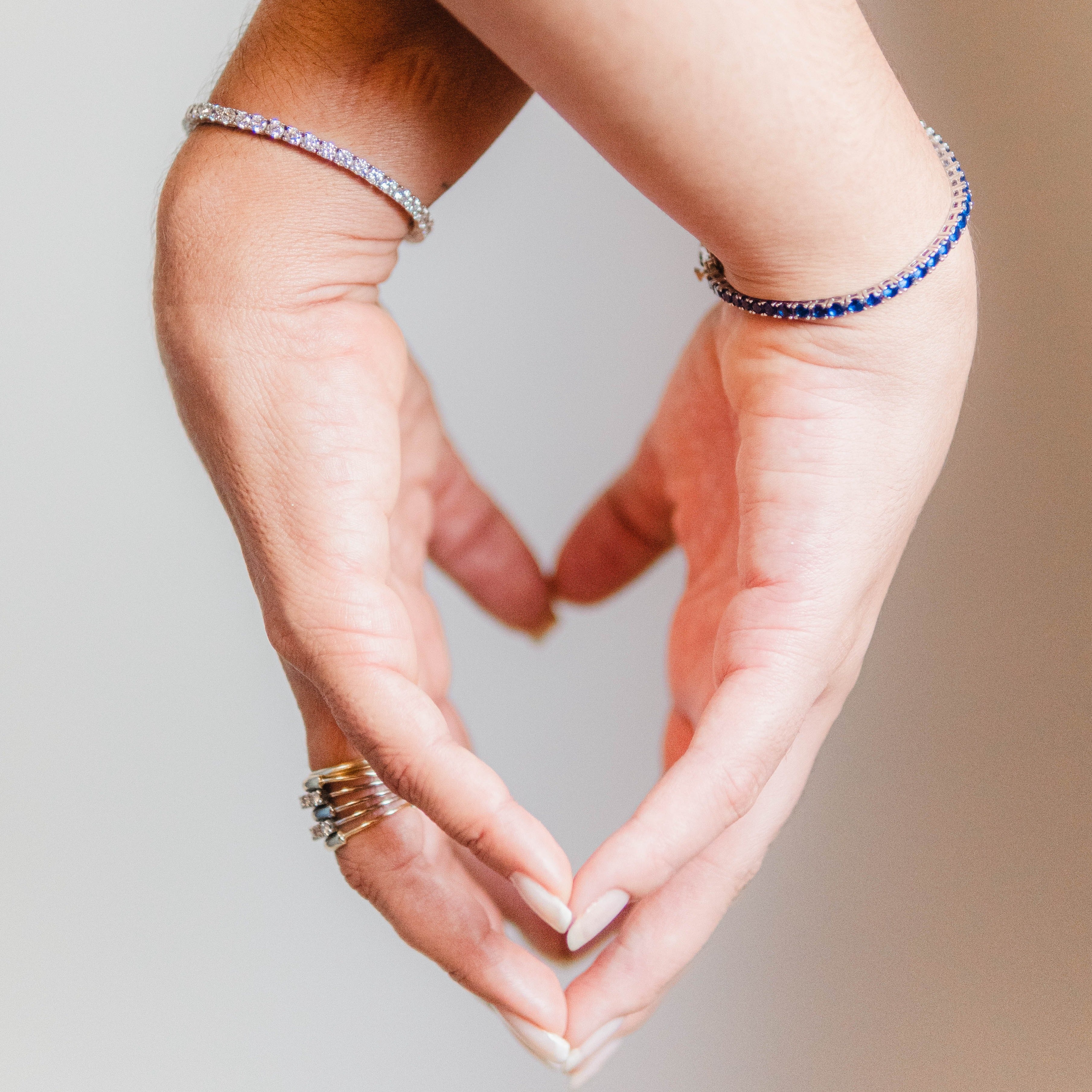 Riviera Moissanite Royal Blue