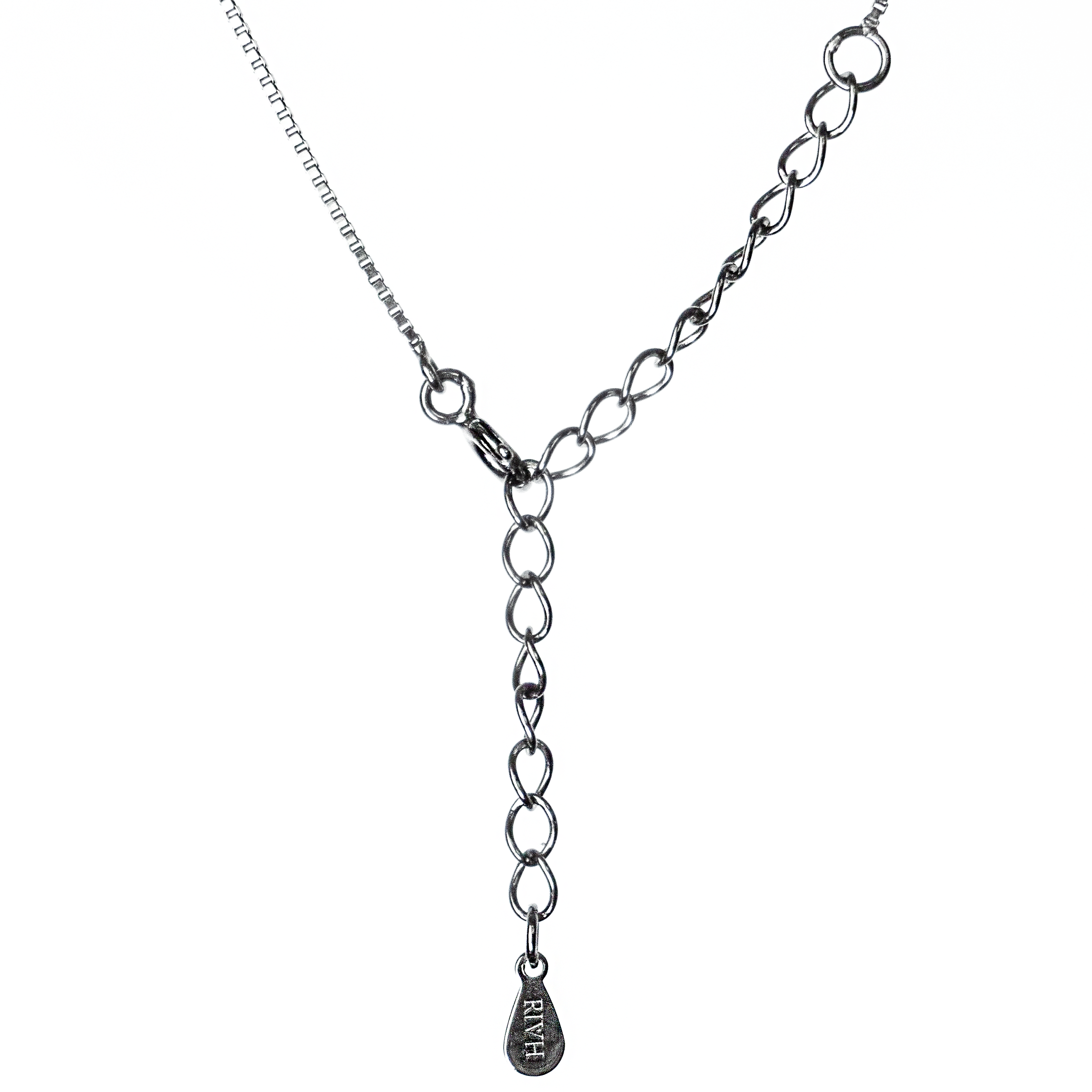 Colar Veneziana Cristal - Ródio Negro