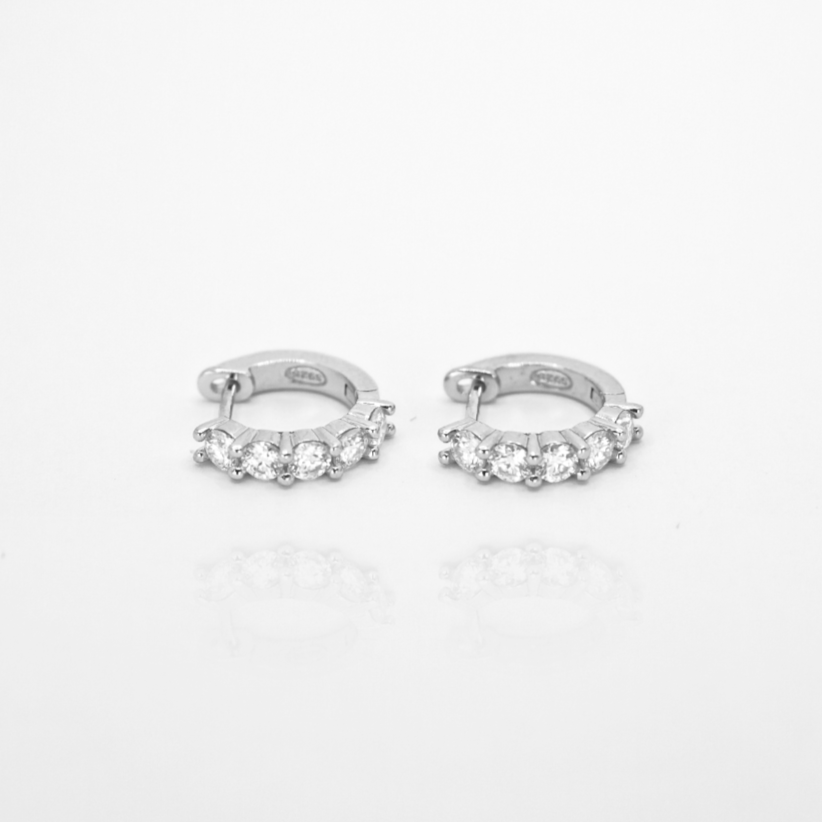 Argola Rivh Moissanite