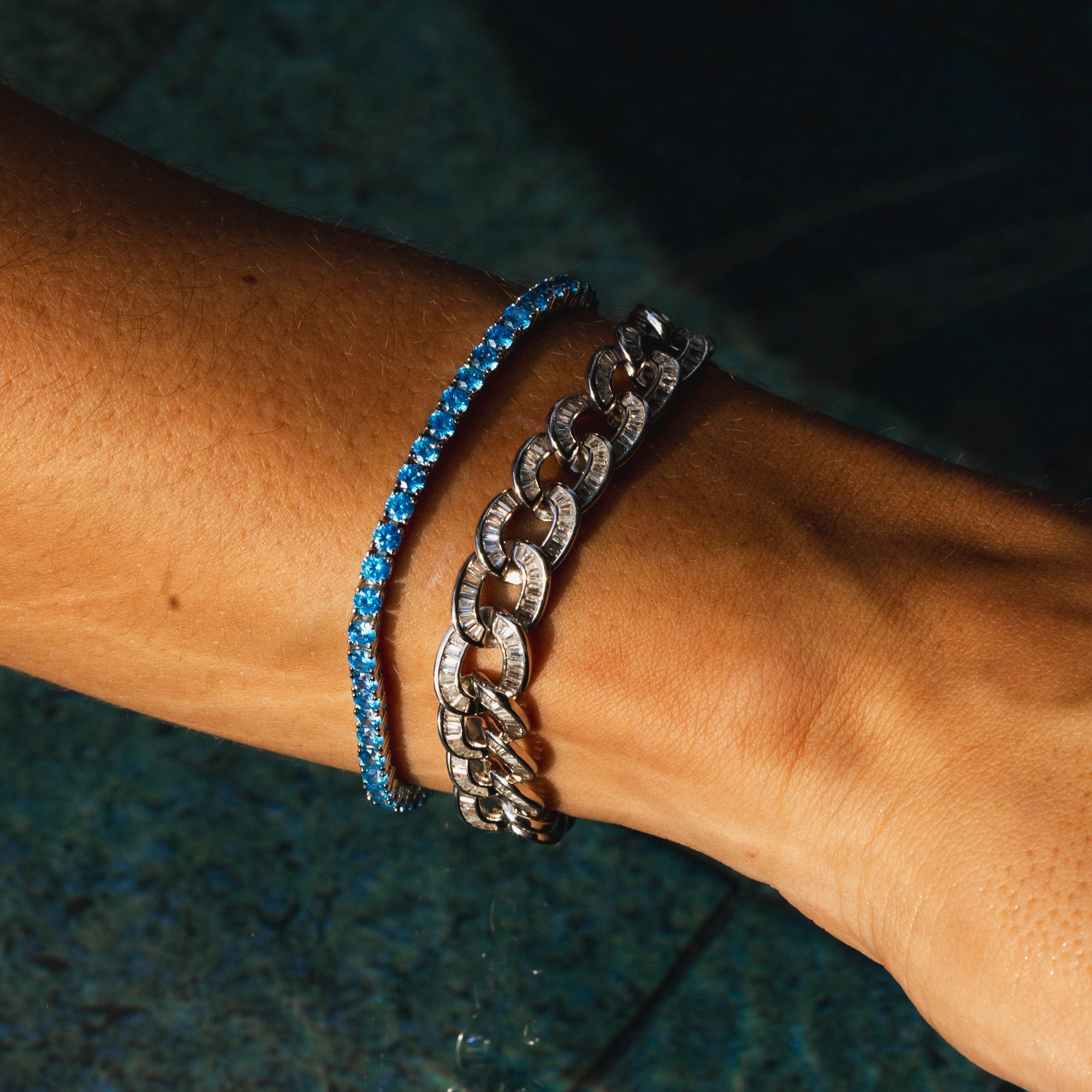 Pulseira Baguete Cuban Chain - 10mm