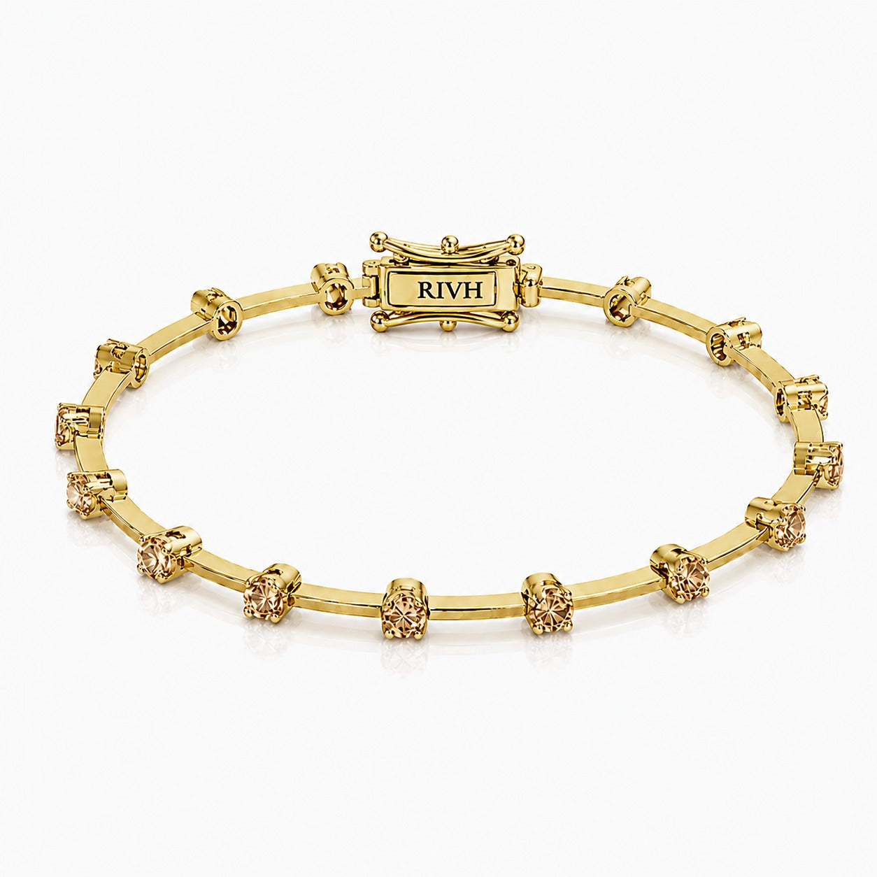 Riviera Fio Faca Brown Ouro 18k