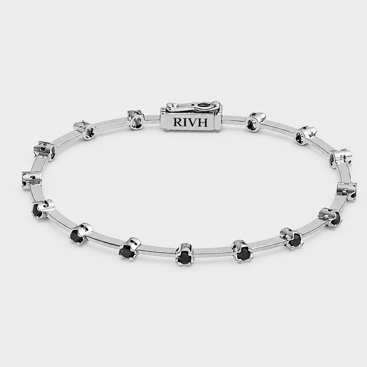 Riviera Fio Faca Moissanite Black