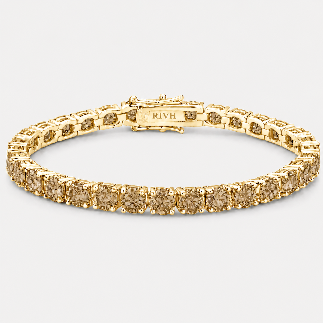 Riviera Zircônia Brown Ouro 18k