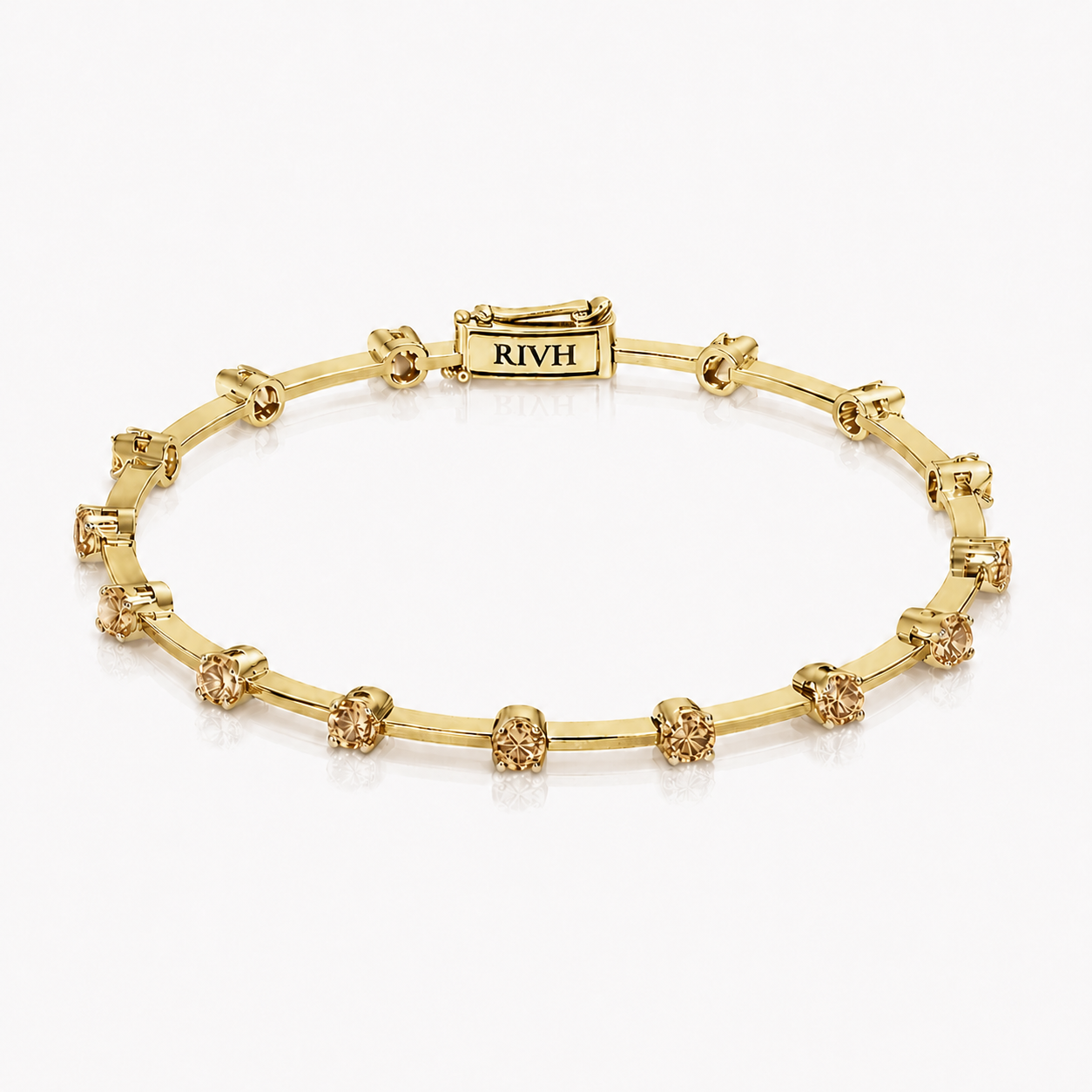 Riviera Fio Faca Brown Ouro 18k