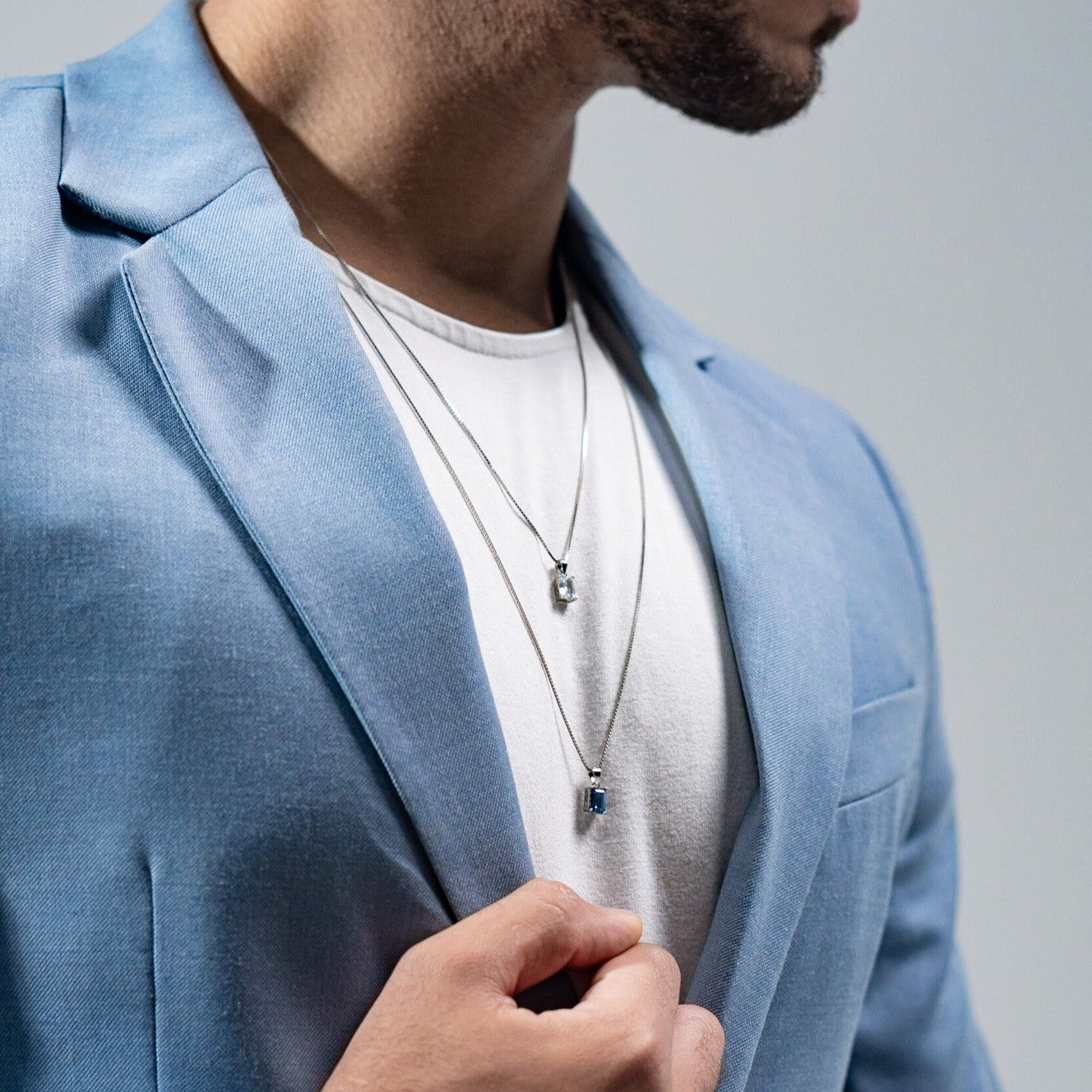 Colar Veneziana London Blue