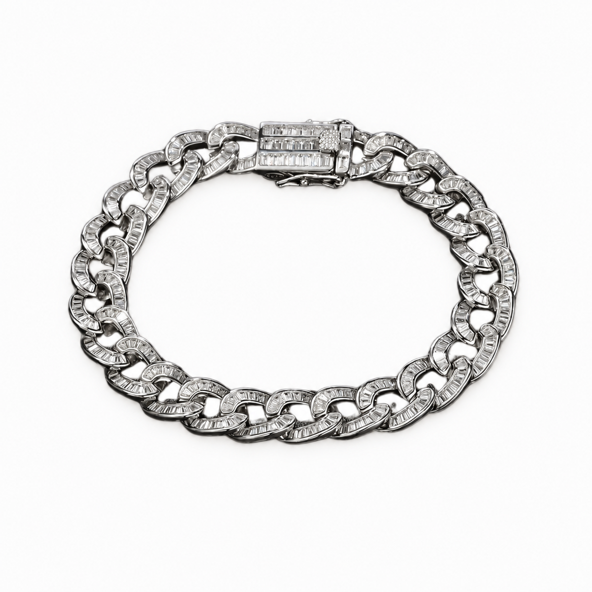 Pulseira Baguete Cuban Chain - 10mm
