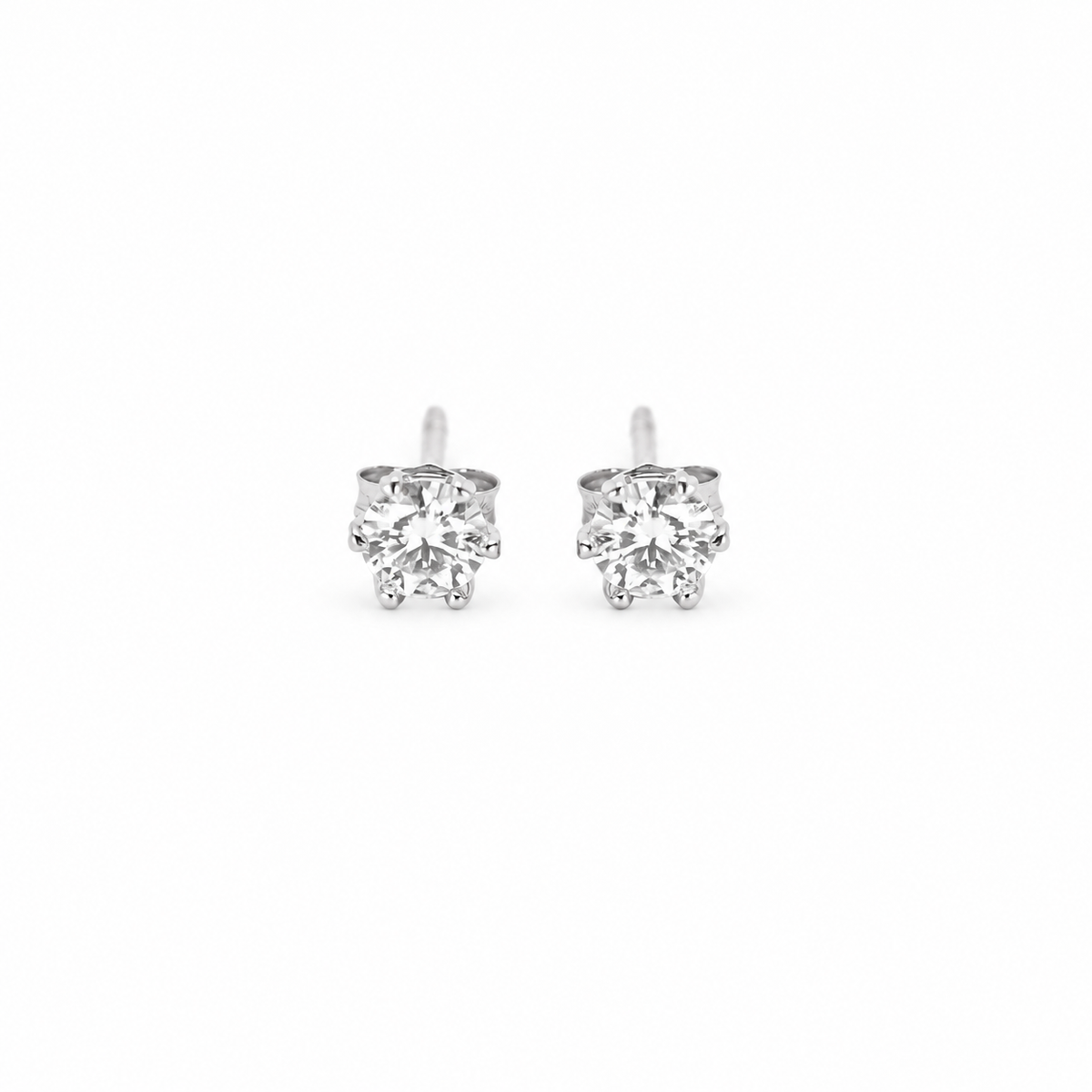 Brinco Solitário Moissanite
