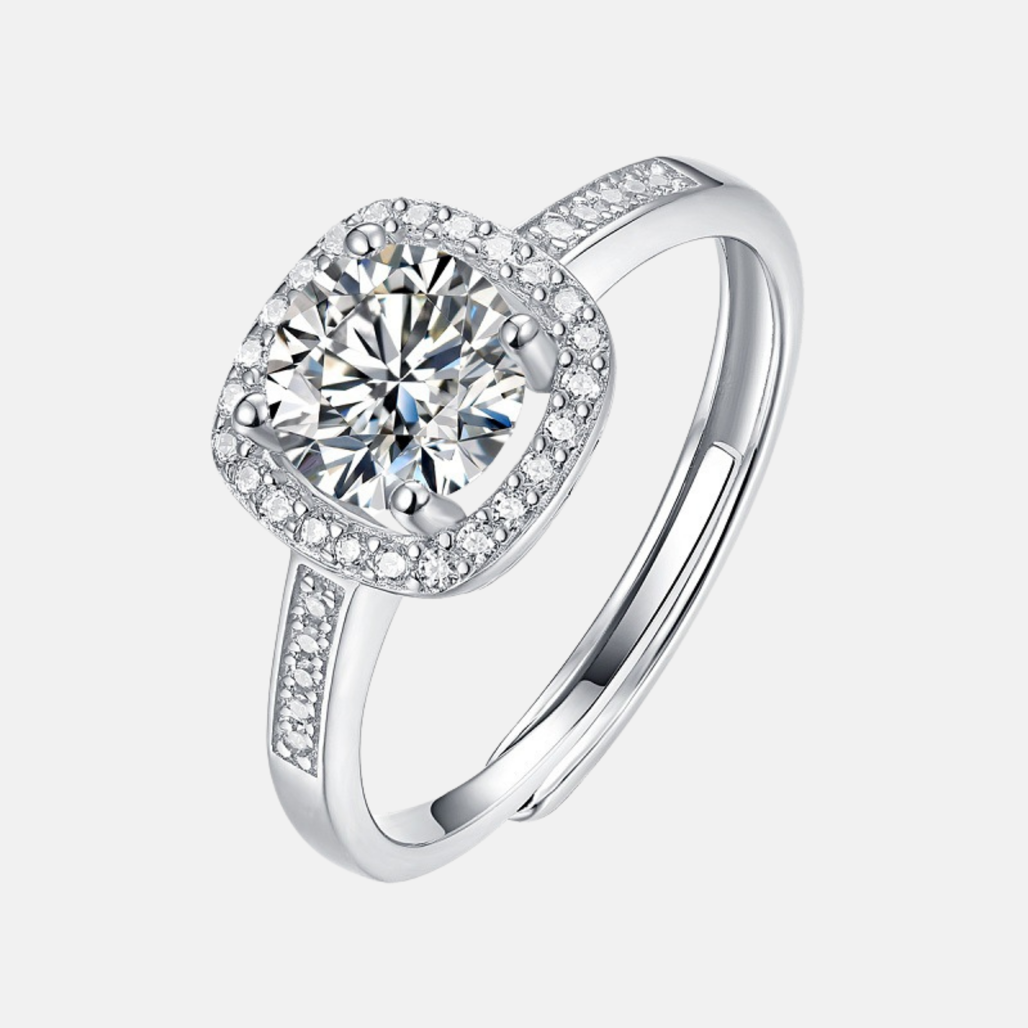 Anel Classic Moissanite