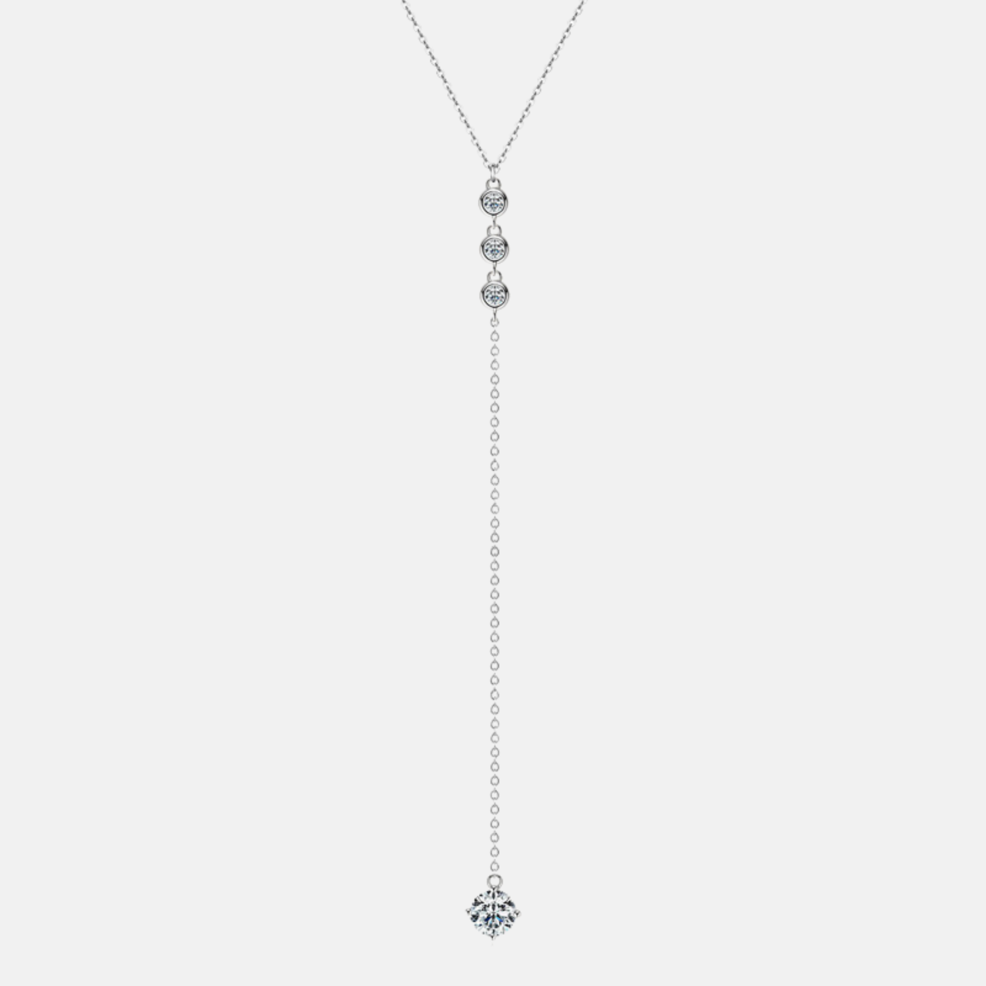 Colar Fin Moissanite