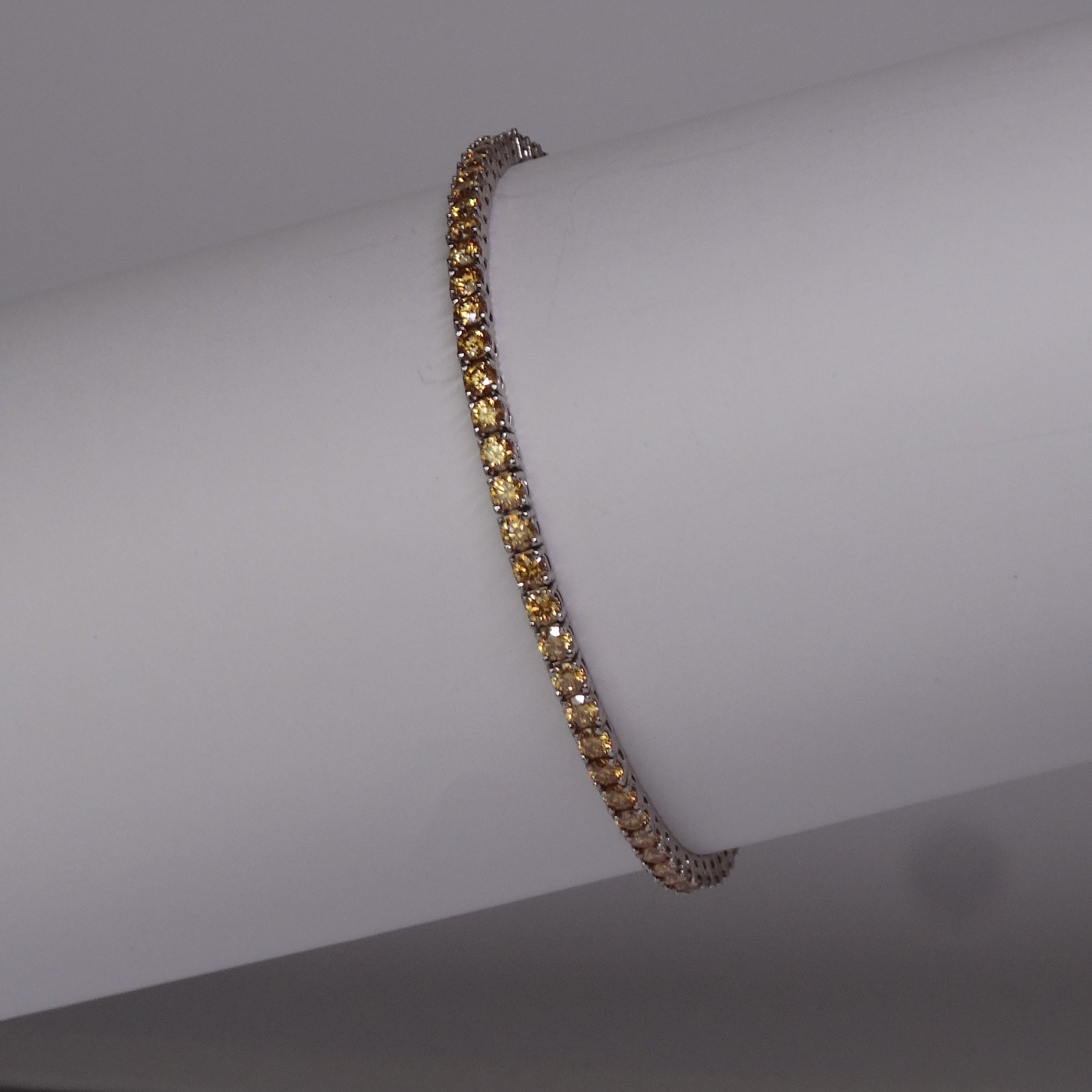 Riviera Zircônia Brown Ouro 18k