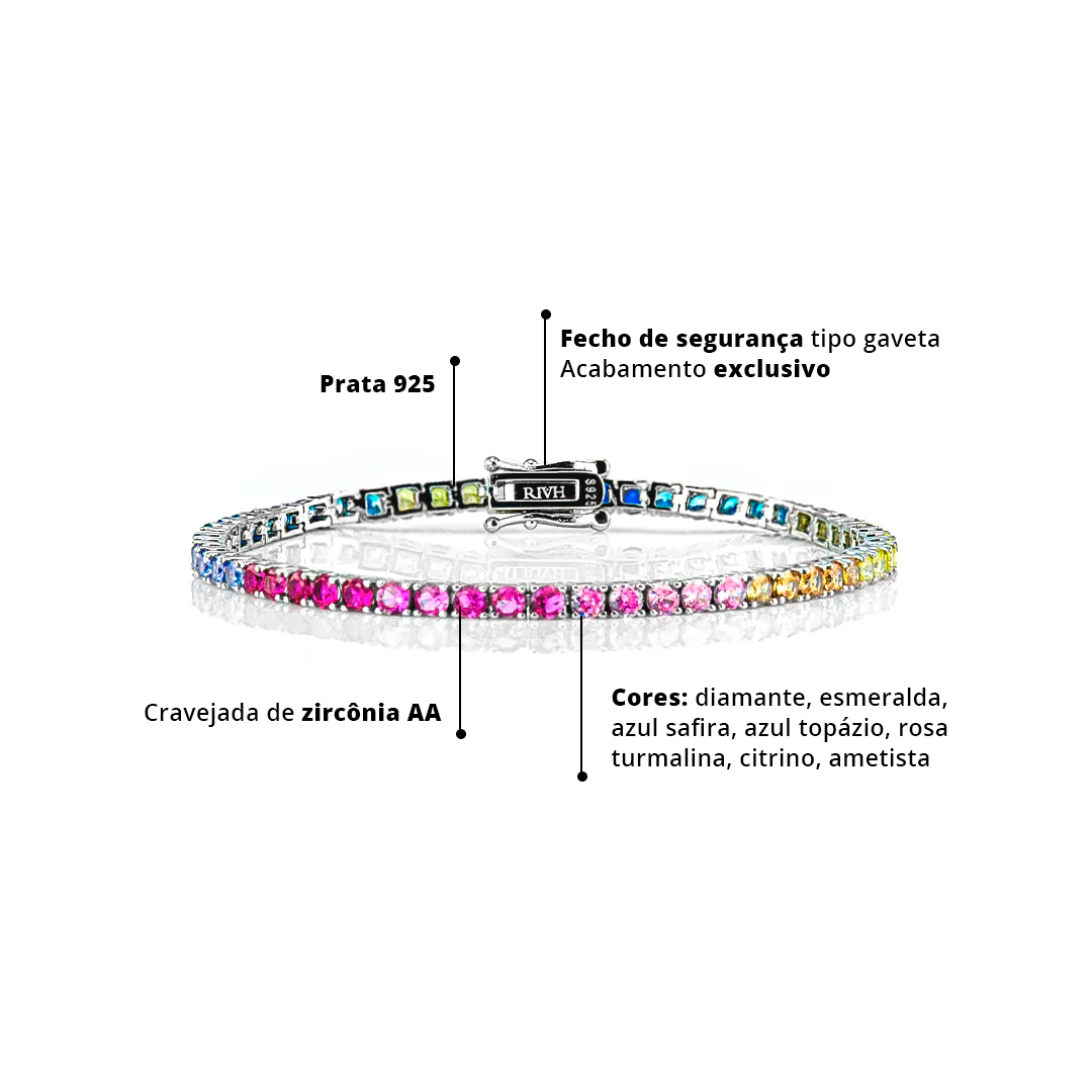 Riviera Zircônia Rainbow