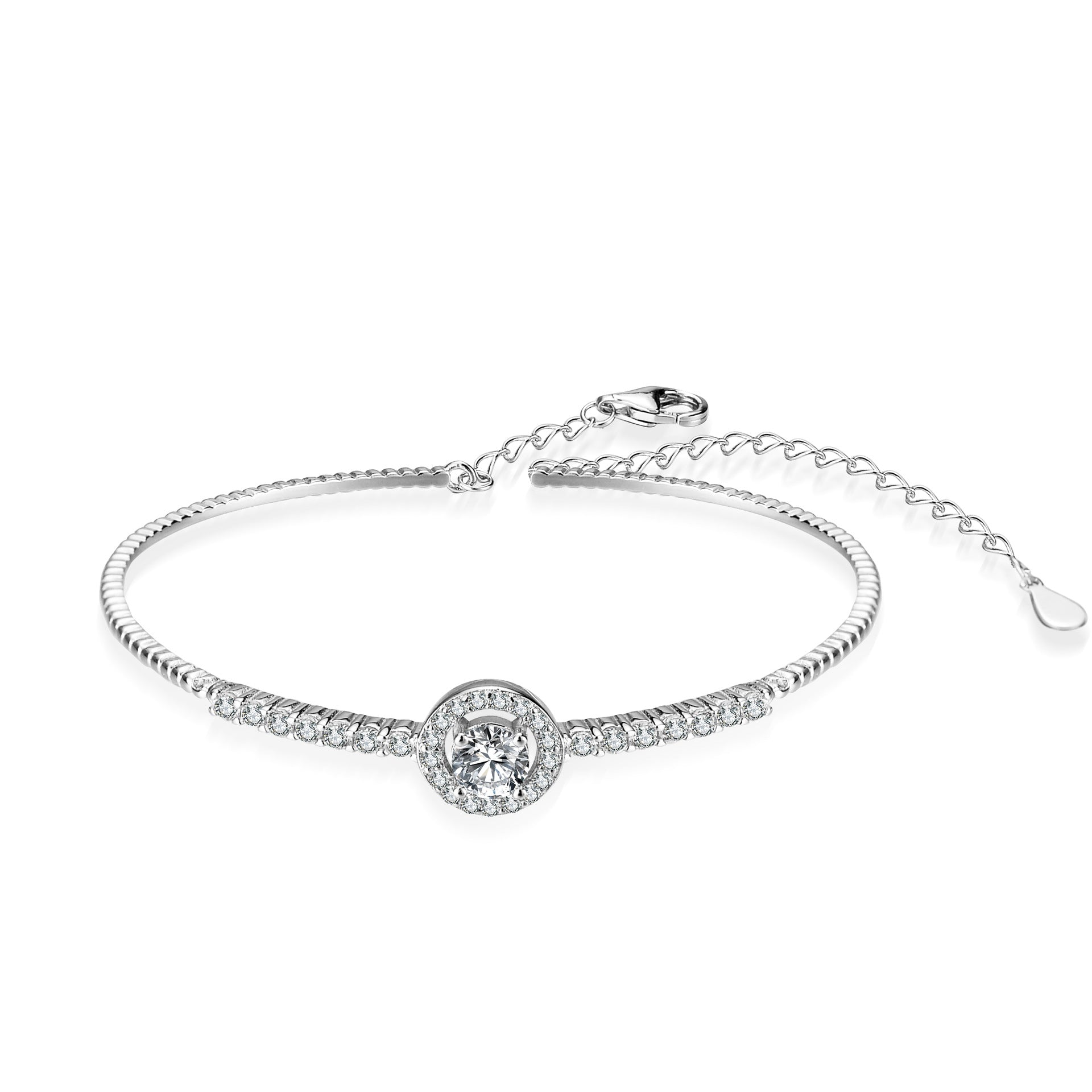 Pulseira Classic Rígida Moissanite