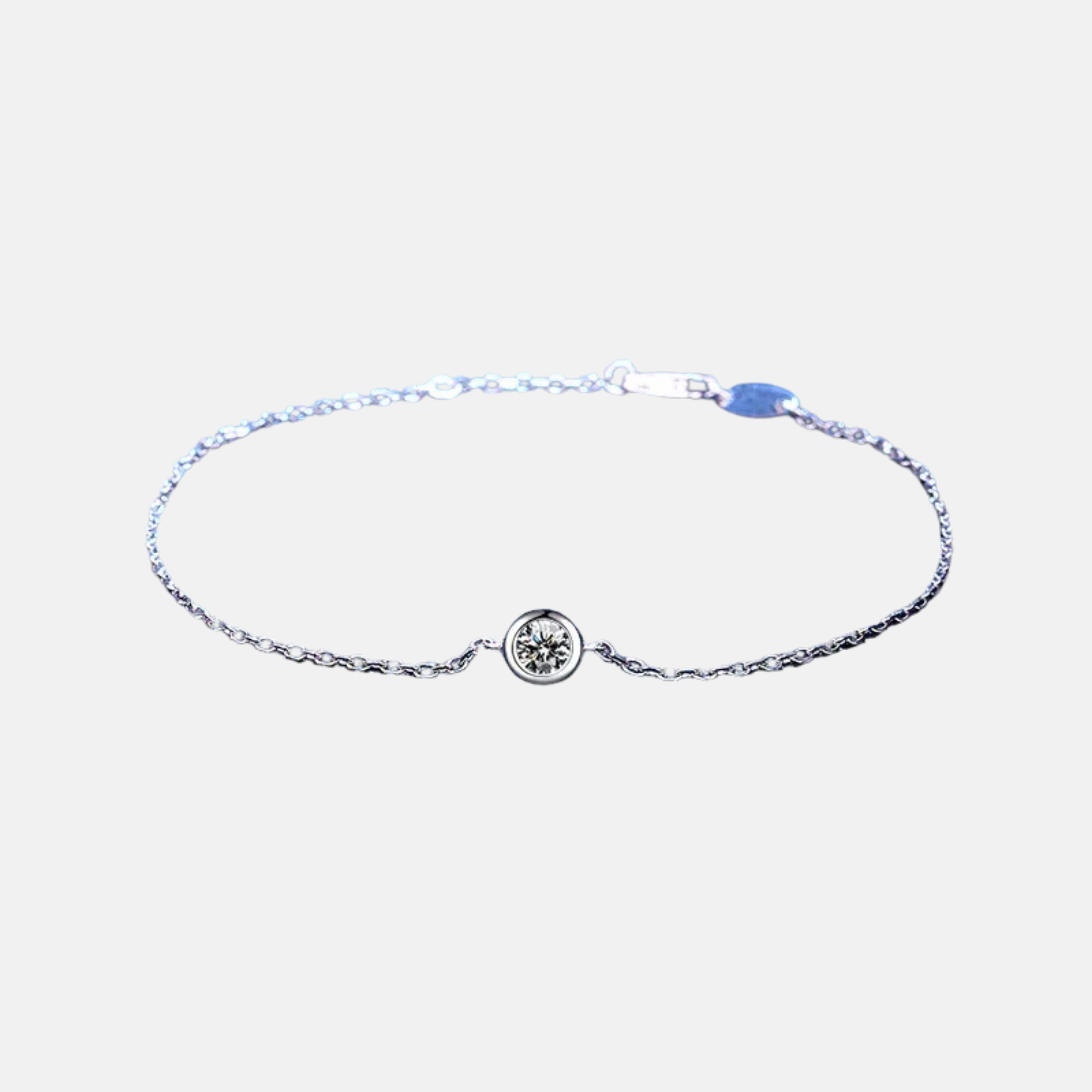 Pulseira Bezel Moissanite