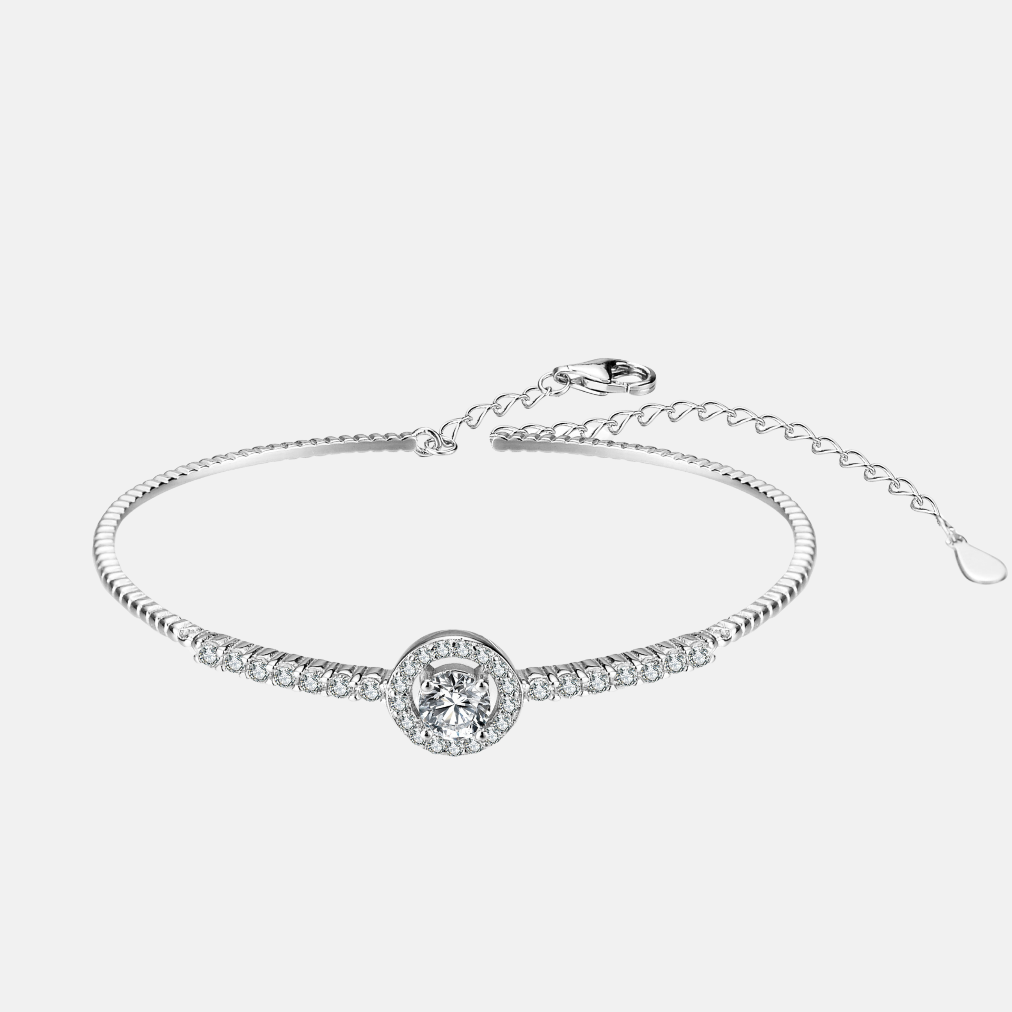 Pulseira Classic Rígida Moissanite