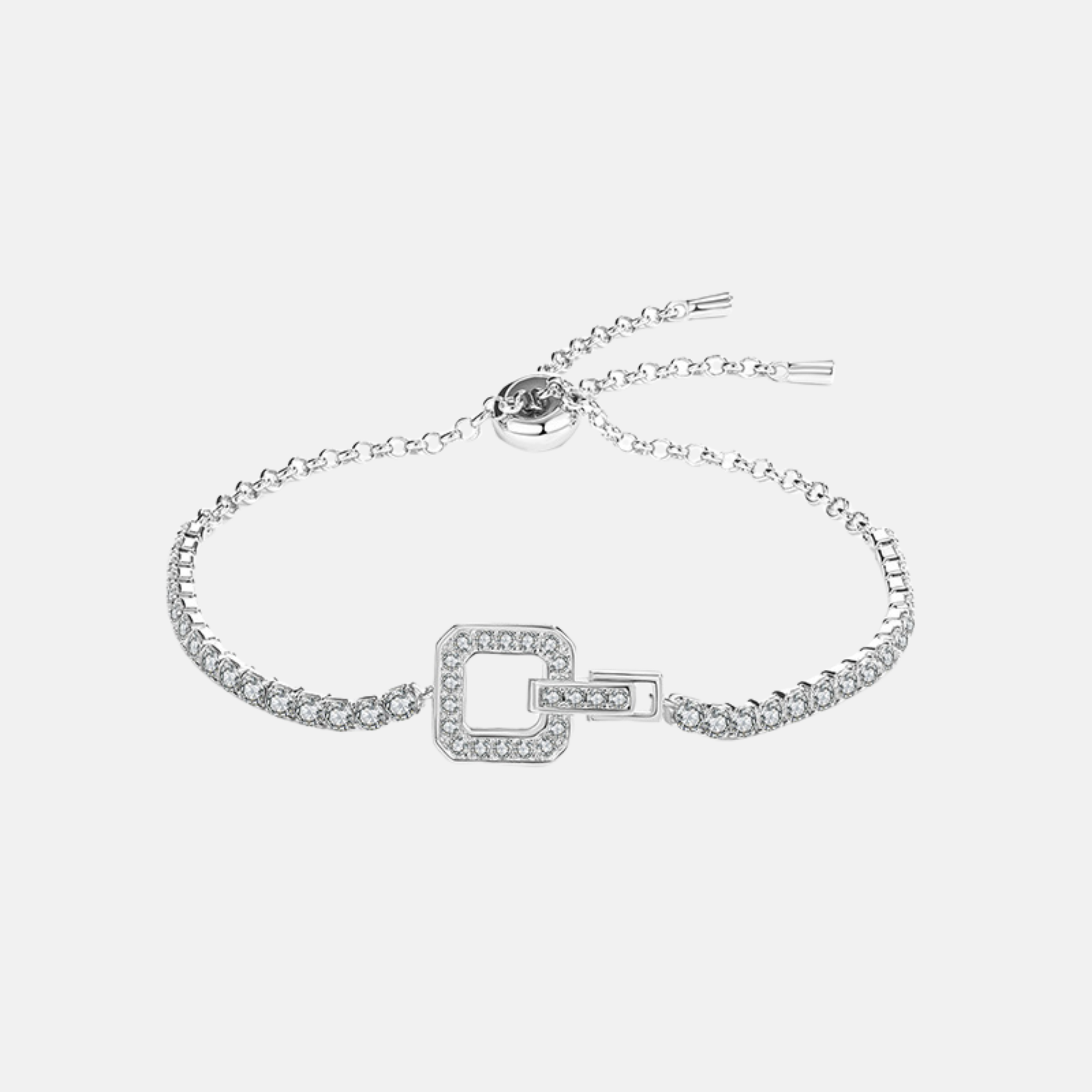 Pulseira Classic Square Moissanite