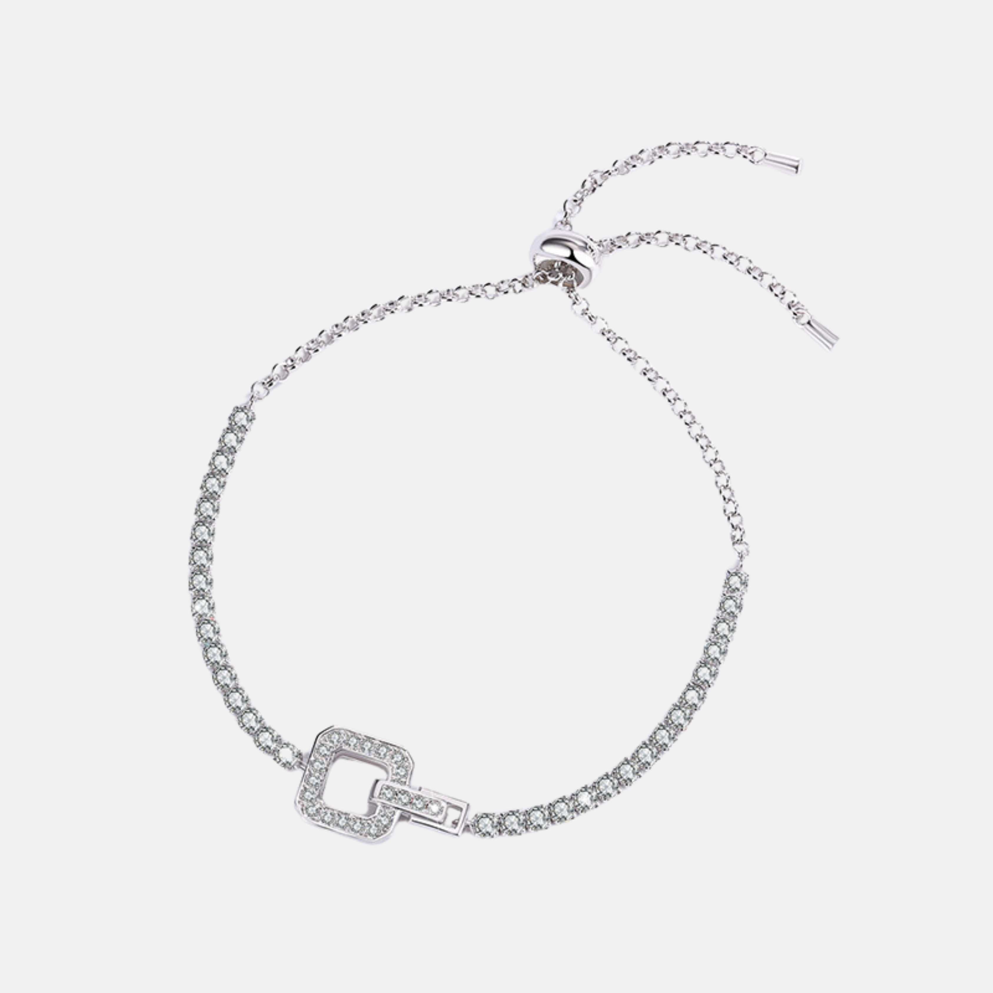 Pulseira Classic Square Moissanite