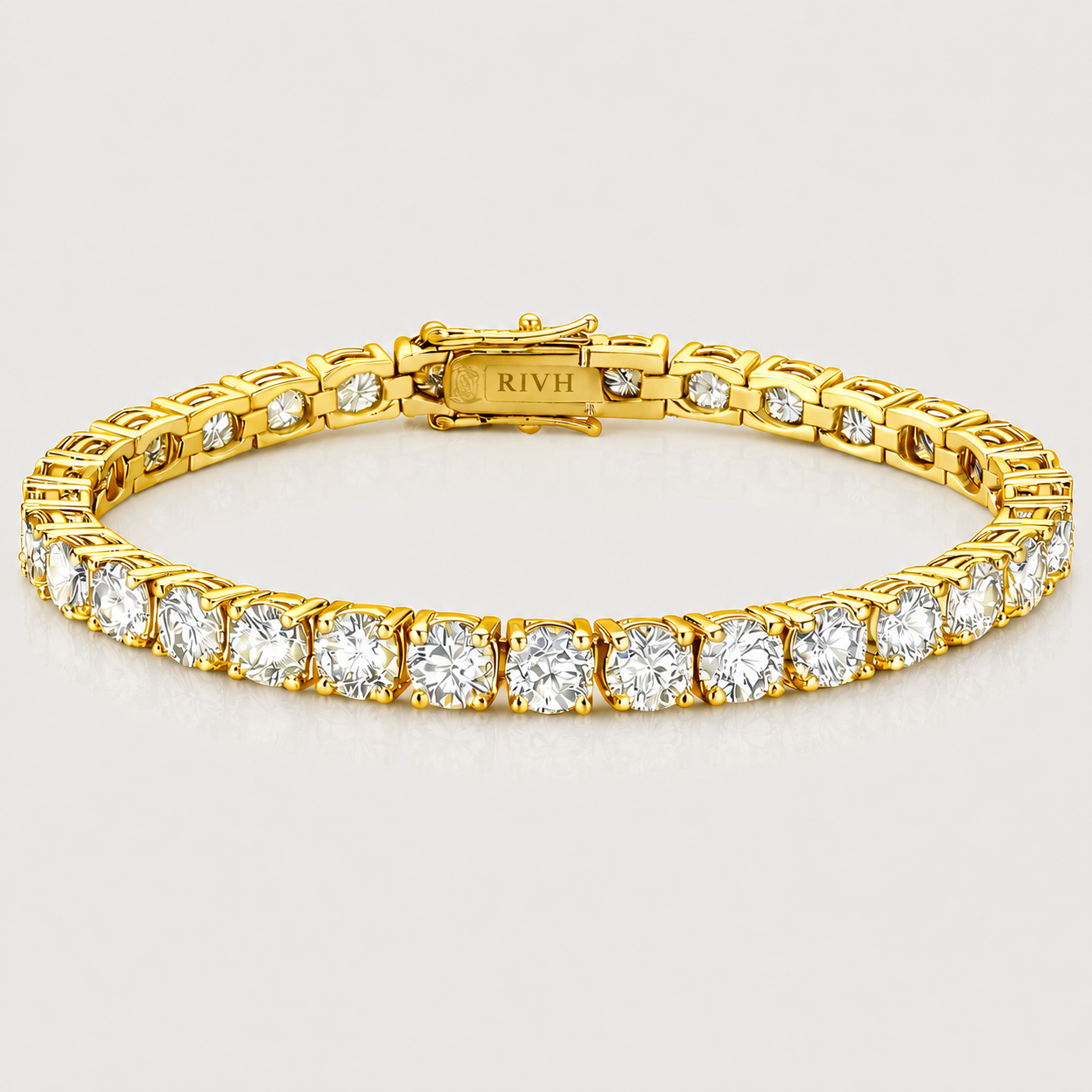 Riviera Moissanite - Ouro Amarelo