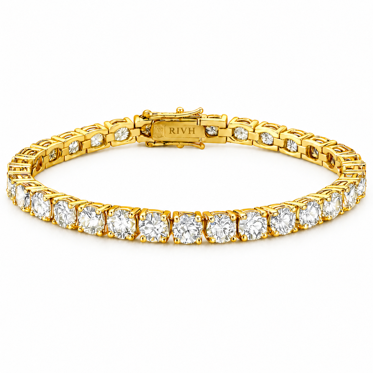 Riviera Moissanite - Ouro Amarelo