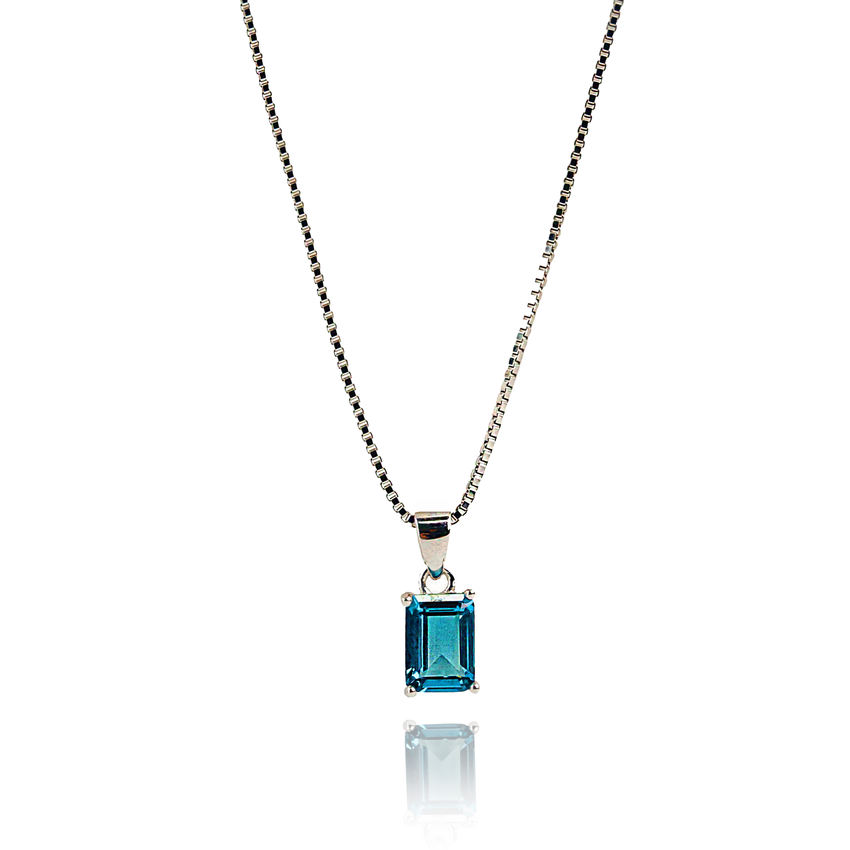 Colar Veneziana Azul London Blue